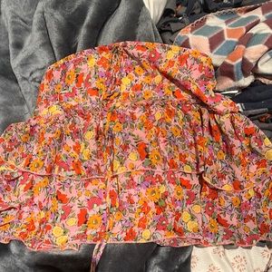 Wild fable skirt, lots of flowers